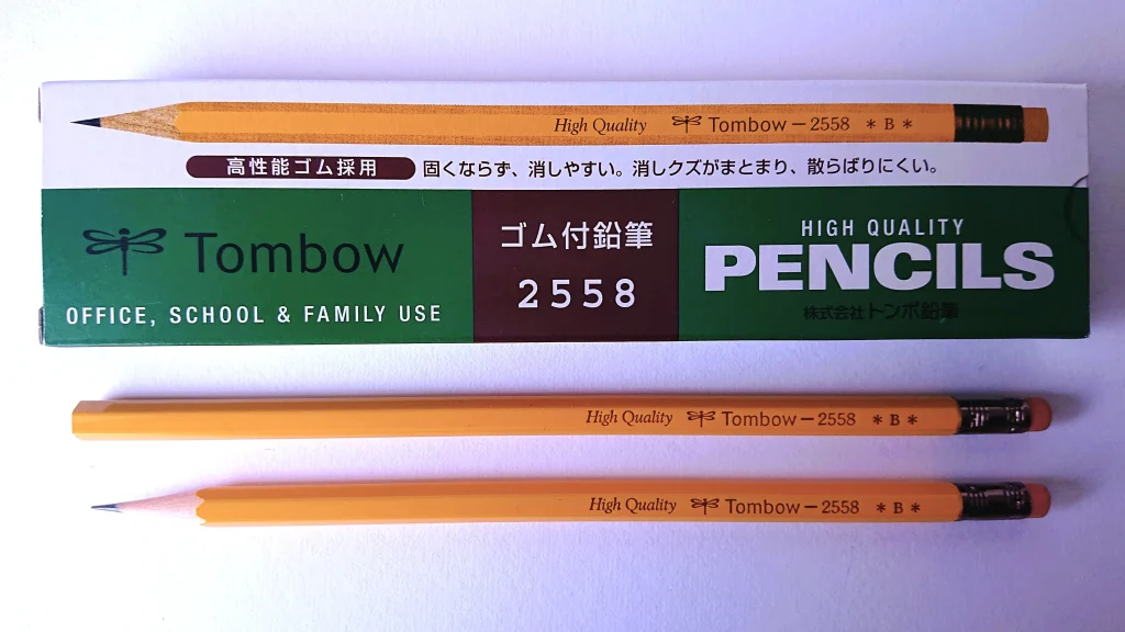 トンボ鉛筆　消しゴム付き鉛筆　商品画像